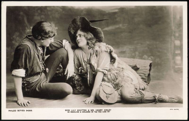 Lily Brayton & Henry Ainley in As You Like It