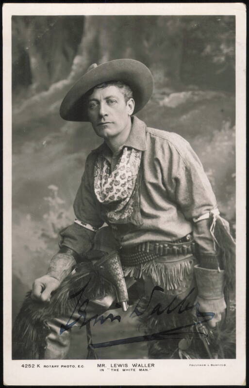 Lewis Waller in The White Man - Foulsham & Banfield