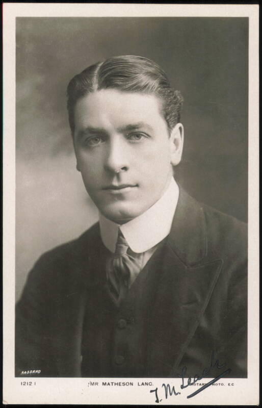 Matheson Lang Bassano Studio Portrait