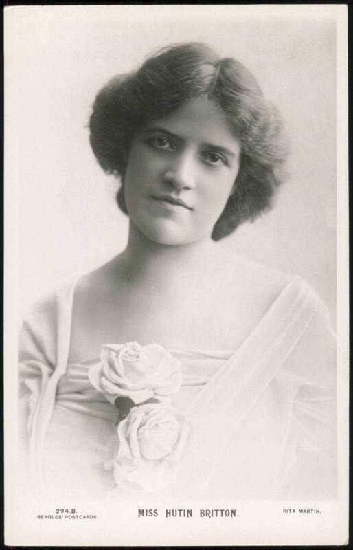 Hutin Britton, English Actress Studio Portrait