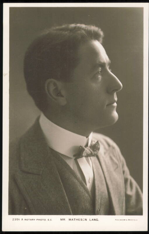 Matheson Lang Profile Portrait