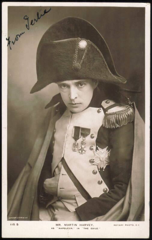 Martin Harvey as Napoleon in The Exile