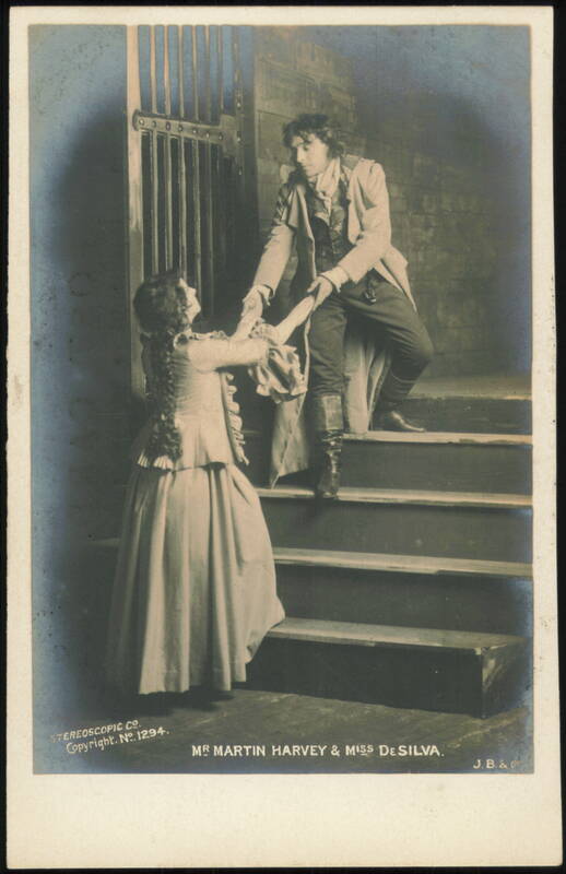 Martin Harvey and Miss de Silva in The Only Way