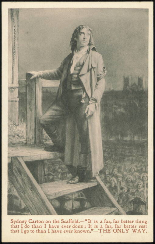 John Martin-Harvey as Sydney Carton in The Only Way