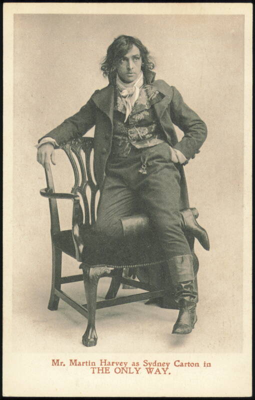 Martin Harvey as Sydney Carton in The Only Way