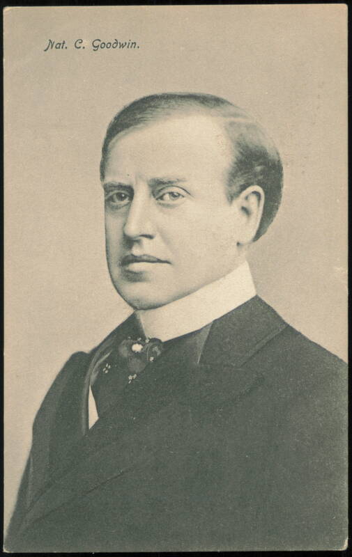 Nat. C. Goodwin Stage Actor Portrait