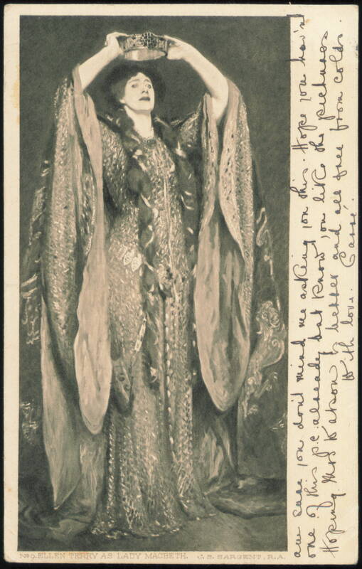 Ellen Terry as Lady Macbeth by J. S. Sargent