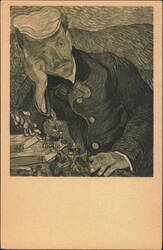 Vincent van Gogh: Bildnis des Doktor Gachet, Dr. Gachet Postcard