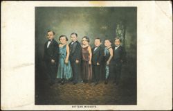 Ritters Midgets Sideshow Vaudeville Troupe Postcard