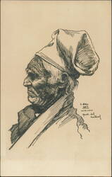 Cataluña - Tipo del País, Man of La Bisbal by L. Brunet Postcard
