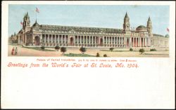 Palace of Varied Industries, 1904 World's Fair Postcard