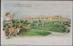 Official Souvenir Palace of Agriculture, 1904 World's Fair Postcard