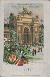 Entrance Palace of Liberal Arts, 1904 World's Fair Postcard