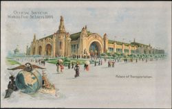 Palace of Transportation, 1904 St. Louis World's Fair Postcard