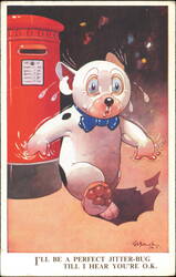 Bonzo the Dog 'Perfect Jitter-Bug' by G. E. Studdy Postcard