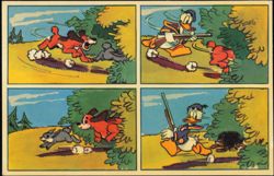 Walt Disney Donald Duck Hunting Comic Strip, Sweden #47 Postcard