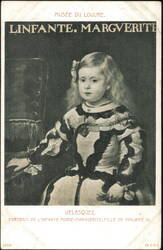Musée du Louvre, Portrait of Infanta Margarita by Velasquez Postcard