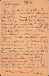 WWI 1916 Austro-Hungarian Feldpost Card Pardubice Postcard