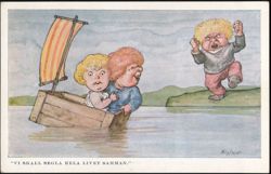 "Vi Skall Segla Hela Livet Samman" by Robert Högfeldt Postcard