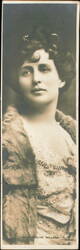 Evelyn Millard Portrait in Fur Stole Postcard