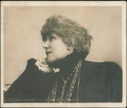 Sarah Bernhardt Profile Portrait, Rotary Photo 6808 Postcard