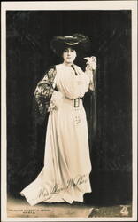 Mrs Lewis Waller (Florence West) Postcard