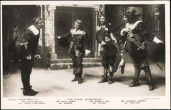 Lewis Waller as D'Artagnan in The Three Musketeers Postcard