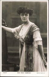 Irene Vanbrugh Portrait by Lallie Charles Postcard