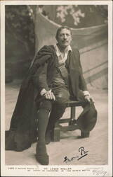 Lewis Waller as Henry de Lagardere in The Duke's Motto Postcard