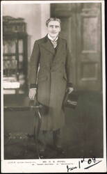 H. B. Irving as Roger Dautran in Mauricette Postcard