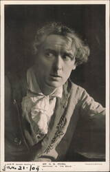 H. B. Irving as Matthias in The Bells Postcard