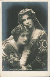 Evelyn Millard and Elizabeth Robins in Paolo and Francesca Postcard