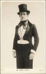 Henry Ainley in Top Hat and Period Costume Postcard