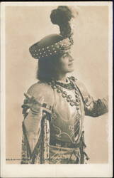 Henry Ainley in Period Stage Costume Postcard