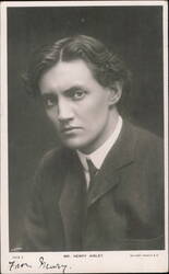 Henry Ainley Portrait by Histed Postcard