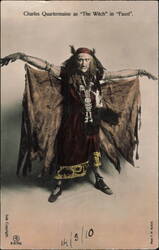 Charles Quartermaine as The Witch in Faust Postcard