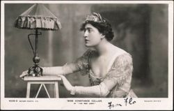 Constance Collier in The Red Lamp Theatre Production Postcard