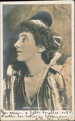 Mrs Tree (Helen Maud Holt) in Theatrical Costume Postcard
