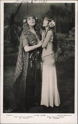 Mrs. Patrick Campbell & Evelyn D'Alroy in False Gods Postcard