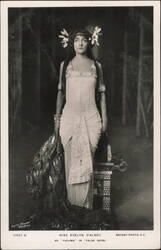 Evelyn D'Alroy as Yaouma in False Gods, Rotary 11527 B Postcard