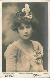 Miss Nina Boucicault Portrait by Biograph Postcard