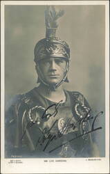 Lyn Harding in Roman Soldier Costume Postcard