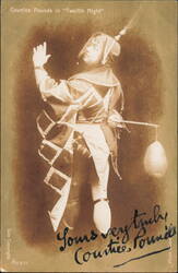 Courtice Pounds as Feste in Twelfth Night Postcard