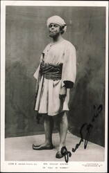 Oscar Asche as Haji in Kismet Theatre Production Postcard