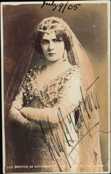 Lily Brayton as Katherina in The Taming of the Shrew Postcard