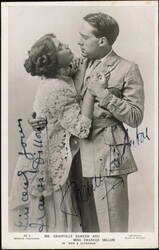 Granville Barker & Frances Dillon in Man & Superman Postcard