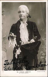 Edward Compton as David Garrick Postcard