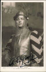 A. E. George as Captain Fluellen in Henry V Signed Postcard