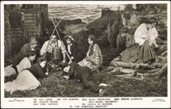Gerald du Maurier & Cast in The Admirable Crichton Postcard
