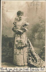 Winifred Emery in Historical Stage Costume Postcard